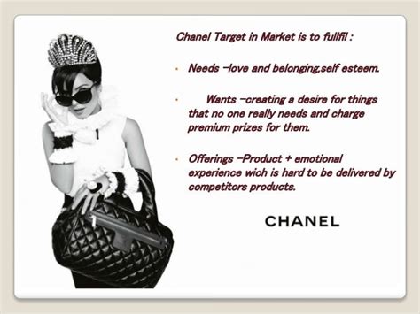 chanel chance target market|Chanel target segmentation.